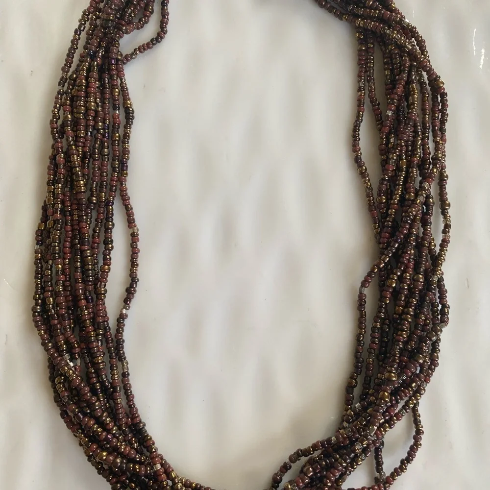 Silpada Multistrand Beaded Necklace 18” inches - Picture 9 of 9